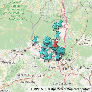 Mappa Via Arturo Toscanini, 59013 Montemurlo PO, Italia (9.686)
