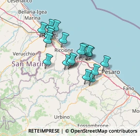 Mappa Via Morciano, 47842 San Giovanni in Marignano RN, Italia (10.62211)