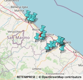 Mappa Via Morciano, 47842 San Giovanni in Marignano RN, Italia (11.48647)