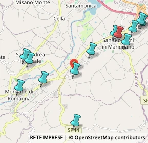 Mappa Via Morciano, 47842 San Giovanni in Marignano RN, Italia (2.73462)