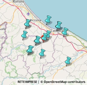 Mappa Via Morciano, 47842 San Giovanni in Marignano RN, Italia (6.05467)