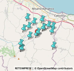 Mappa Via Morciano, 47842 San Giovanni in Marignano RN, Italia (2.83235)