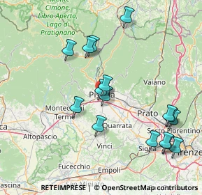 Mappa Via Coluccio Salutati, 51100 Pistoia PT, Italia (16.83188)