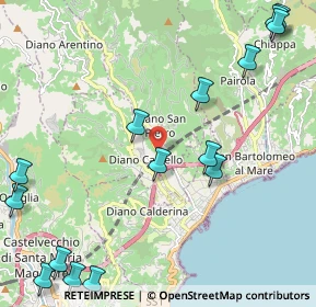 Mappa Via San Pietro Diano, 18013 Diano Castello IM, Italia (3.03733)