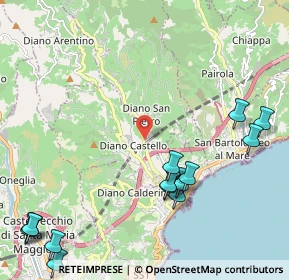 Mappa Via San Pietro Diano, 18013 Diano Castello IM, Italia (2.93143)