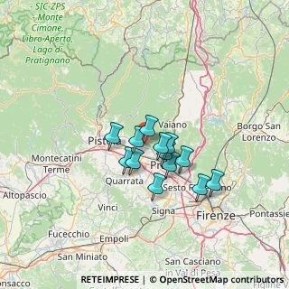 Mappa Via M.p.contardi, 59013 Montemurlo PO, Italia (9.53154)