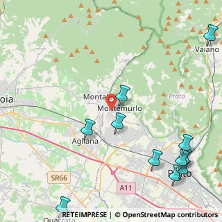 Mappa Via Udine, 59013 Montemurlo PO, Italia (6.07636)