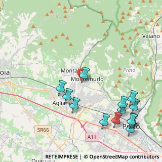 Mappa Via Udine, 59013 Montemurlo PO, Italia (5.29615)