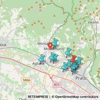 Mappa Via Udine, 59013 Montemurlo PO, Italia (4.12385)
