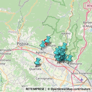 Mappa Via Udine, 59013 Montemurlo PO, Italia (7.07529)