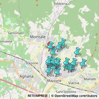 Mappa Via Udine, 59013 Montemurlo PO, Italia (1.90632)