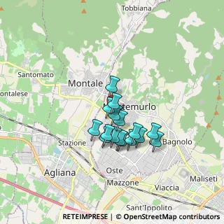 Mappa Via Udine, 59013 Montemurlo PO, Italia (1.28125)