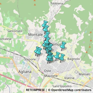 Mappa Via Udine, 59013 Montemurlo PO, Italia (1.11412)