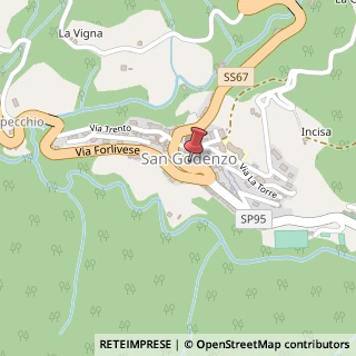 Mappa Via Forlivese, 40, 50060 San Godenzo, Firenze (Toscana)