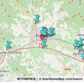 Mappa Via Deledda II Traversa, 51100 Pistoia PT, Italia (3.45857)