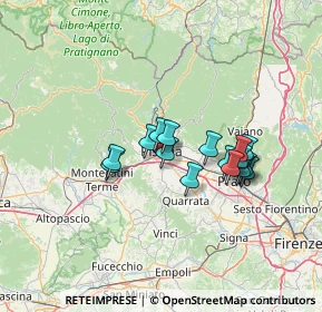 Mappa Via Deledda II Traversa, 51100 Pistoia PT, Italia (10.80125)