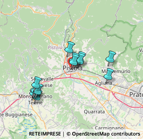 Mappa Via della Repubblica, 51100 Pistoia PT, Italia (6.67154)