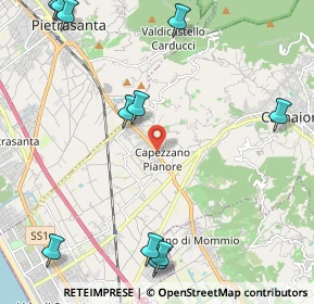 Mappa Via Sarzanese Nord, 55041 Camaiore LU, Italia (3.03455)