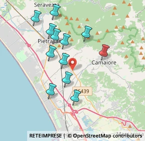 Mappa Via Sarzanese Nord, 55041 Camaiore LU, Italia (3.6325)