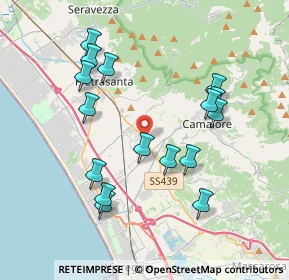 Mappa Via Sarzanese Nord, 55041 Camaiore LU, Italia (3.93688)