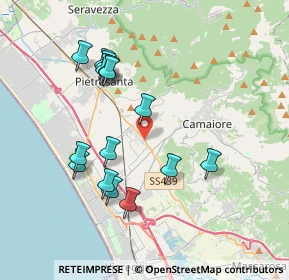 Mappa Via Sarzanese Nord, 55041 Camaiore LU, Italia (3.756)
