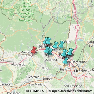 Mappa Via Luigi Salvatorelli, 51100 Pistoia PT, Italia (10.452)