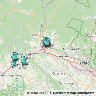 Mappa Via Giovan Battista Venturi, 51100 Pistoia PT, Italia (7.76909)