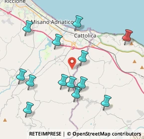 Mappa Via Gambadoro, 47842 San Giovanni in Marignano RN, Italia (4.38385)