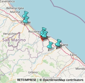 Mappa Via Gambadoro, 47842 San Giovanni in Marignano RN, Italia (15.59545)