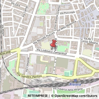 Mappa Via Pietro Petrini, 10, 51100 Pistoia, Pistoia (Toscana)