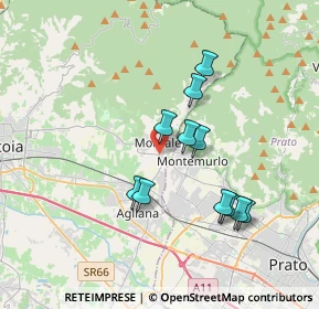 Mappa 51037 Montale PT, Italia (3.31182)