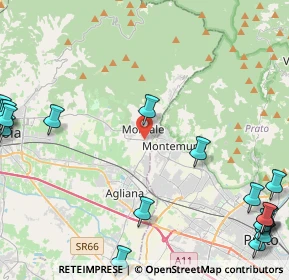 Mappa 51037 Montale PT, Italia (7.2195)