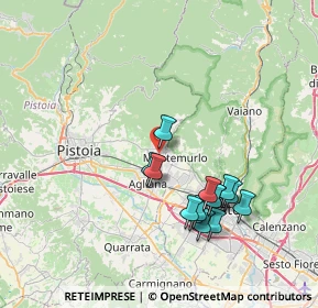 Mappa 51037 Montale PT, Italia (7.39714)