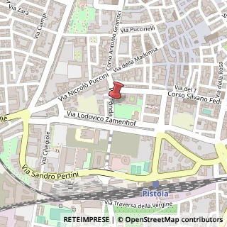 Mappa Via Fonda di Citt?, 8, 51100 Pistoia, Pistoia (Toscana)