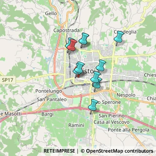 Mappa Via Loddvico L. Zamenhof, 51100 Pistoia PT, Italia (1.34545)