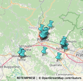 Mappa Via Loddvico L. Zamenhof, 51100 Pistoia PT, Italia (5.2975)