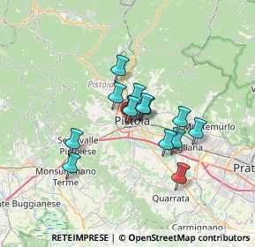 Mappa Via Loddvico L. Zamenhof, 51100 Pistoia PT, Italia (4.99143)