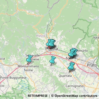 Mappa Via Porta Lucchese, 51100 Pistoia PT, Italia (6.0125)
