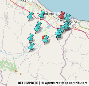 Mappa Via Torino, 47842 San Giovanni In Marignano RN, Italia (3.344)