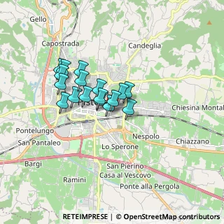 Mappa Via Benvenuto Cellini, 51100 Pistoia PT, Italia (1.25941)
