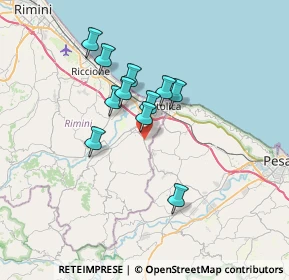 Mappa Via Santa Maria, 47842 San Giovanni in Marignano RN, Italia (5.47545)