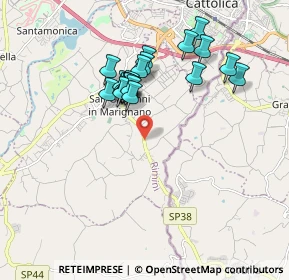 Mappa Via Santa Maria, 47842 San Giovanni in Marignano RN, Italia (1.66)