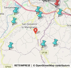 Mappa Via Santa Maria, 47842 San Giovanni in Marignano RN, Italia (3.4145)
