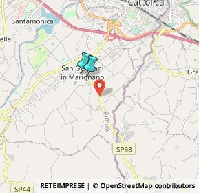 Mappa Via Santa Maria, 47842 San Giovanni in Marignano RN, Italia (3.90077)