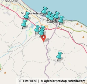 Mappa Via Santa Maria, 47842 San Giovanni in Marignano RN, Italia (3.57727)