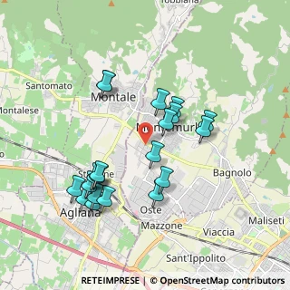 Mappa Via Nuoro, 59013 Montemurlo PO, Italia (1.8595)