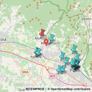 Mappa Via Nuoro, 59013 Montemurlo PO, Italia (5.3435)