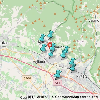 Mappa Via Nuoro, 59013 Montemurlo PO, Italia (3.08818)