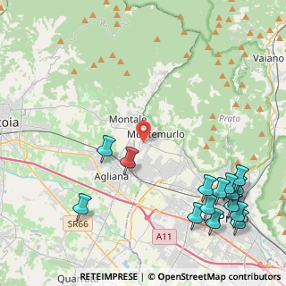 Mappa Via Nuoro, 59013 Montemurlo PO, Italia (6.044)
