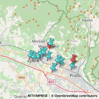 Mappa Via Fratelli Bandiera, 59013 Montemurlo PO, Italia (3.18)